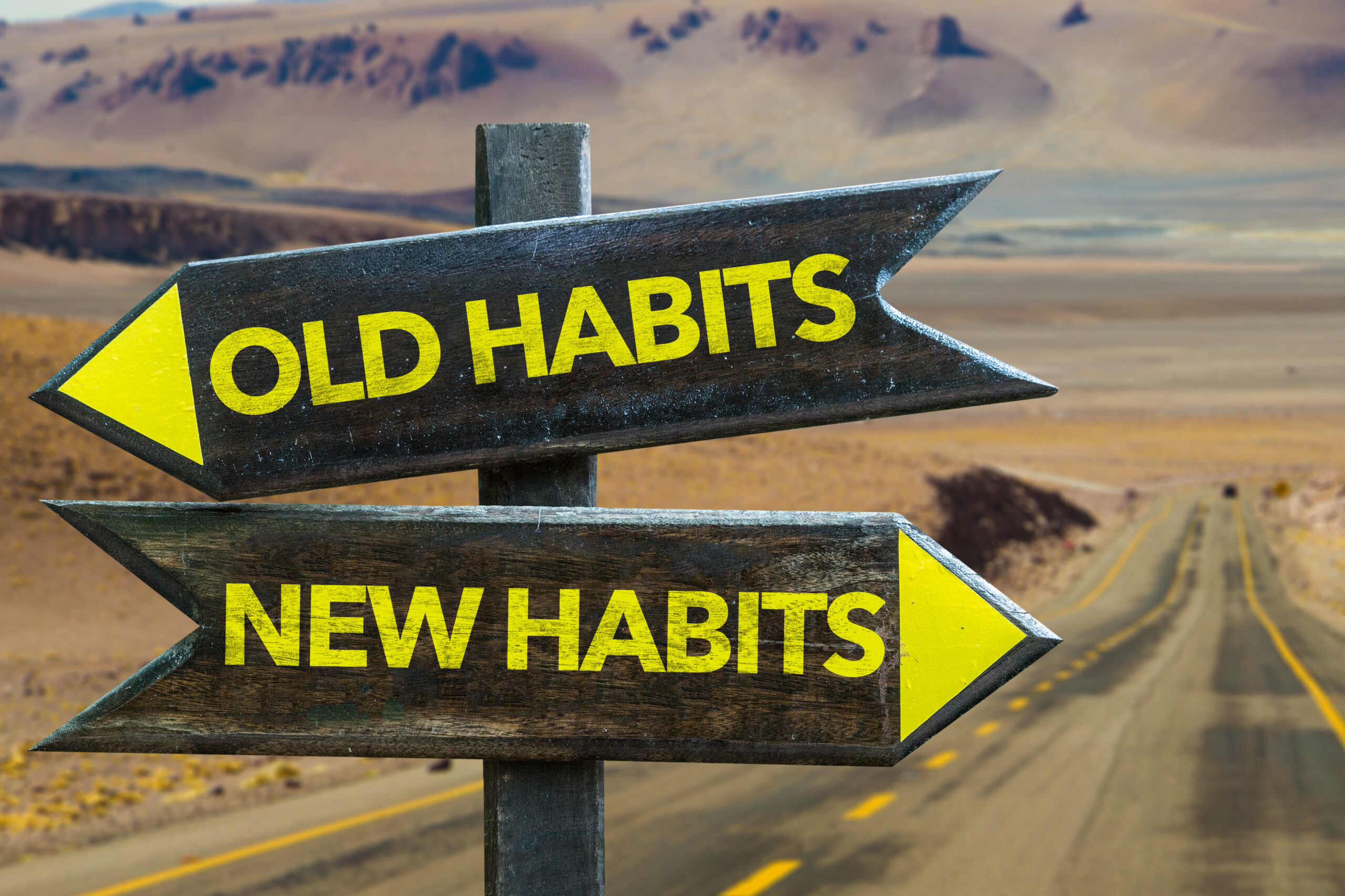 Old habits versus new habits for your wellness journey