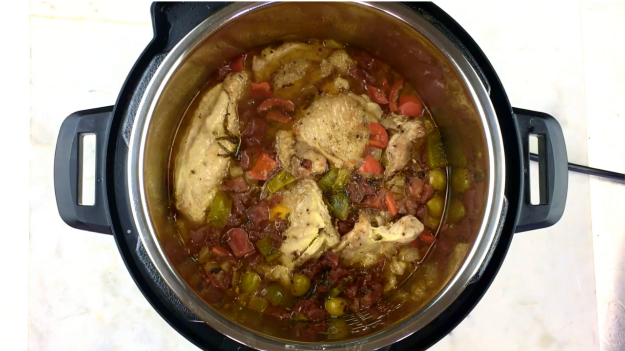 Instant Pot Chicken Cacciatore